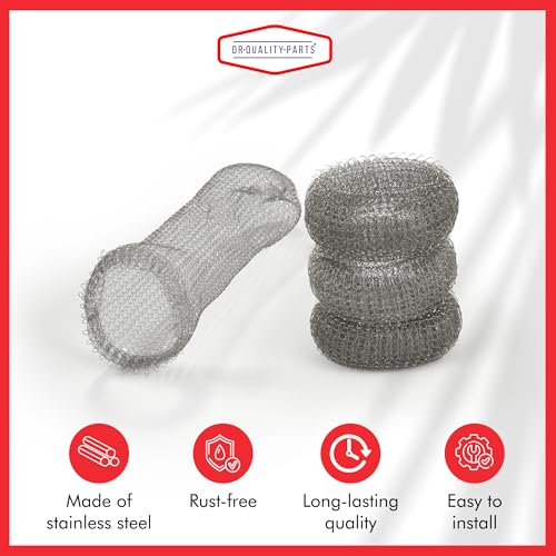 Washing Machine Lint Trap – Stainless Steel Hose Filter, Mesh Drain Catcher, Washer Sock Lint Remover, Rust-Free Snare Laundry Filter with Nylon Cable Ties, 29cmx6.5cm – 30-Pack - style: Pack of 30