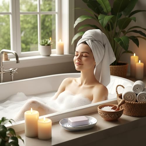 Ceramic Soap Dish, Blue Decorative Bathroom Soap Dish with Unique Marble Texture, Easy Clean Oval Decorative Soaps Tray for Bathroom & Kitchen