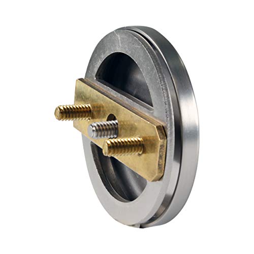 Westbrass Floating No-Hole Overflow Faceplate, Stainless Steel, D980R-20 - color: Stainless Steel, size: 1 Pack