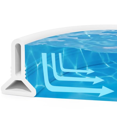 1.57" High Collapsible Shower Threshold Water Dam, 78 Inch Silicone Shower Water Splash Dam Guard Strip Barrier for Bathroom Floor, Wet and Dry Separation Bathroom and Kitchen - style: 1.57"