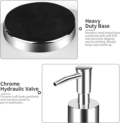 RQYIXI Bathroom Accessories Set 4 Pcs Toothbrush Holder Soap Dispenser Ceramic Bathroom Accessory Set with Toothbrush Cup Soap Dish Tumbler Black - color: K-black
