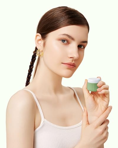 Mrsdry Travel Containers for Toiletries 4 Pack, TSA Approved Travel Size Toiletries, With Clear Bag Leak Proof Silicone Jars, Creams Jars Carrying Small Items - color: Water Green, size: 1 oz