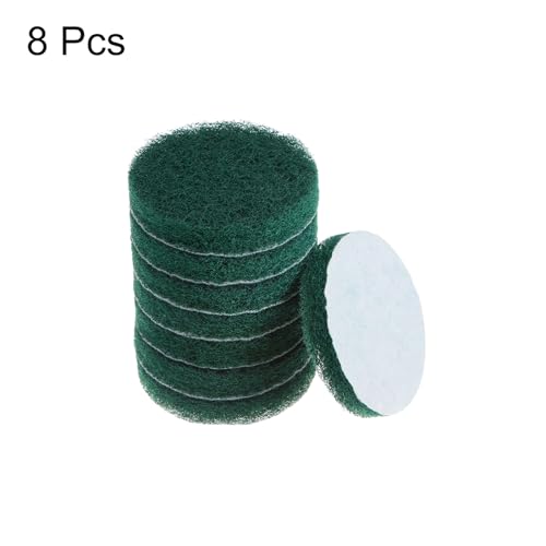 HARFINGTON 8pcs Drill Power Brush 4 Inch Tile Scrubber Scouring Pads 180-240 Grit for Bathroom Kitchen Household Cleaning - color: Green, size: 180-240 Grit