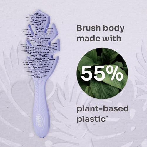 WetBrush Go Green Detangler Purple - color: Lavender, size: 1 Count (Pack of 1)