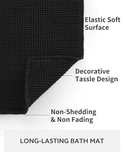 tchdio Waffle Bath Mat Rug17