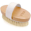 Scala Body Brush Natural Bristle, Dry Brushing Exfoliator for Dead Skin | Medium strength bristles, boosts circulation, lymphatic drainage, cellulite care