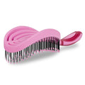 NuWay® DoubleC® Pro Professional Detangling Hair Brush – Patented Double Curve Scalp Care Brush for Gentle Detangling, Blow-Dry Styling & Wet or Dry Hair (Red Violet) - color: Red Violet