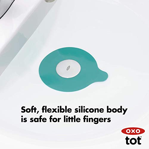 OXO Tot Tub Stopper Teal, 0.3x5.1x9 Inch (Pack of 1) - color: Teal