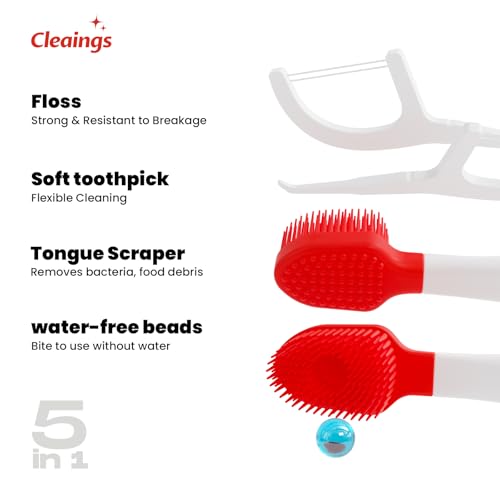 Mini Disposable Toothbrush Set with Toothpaste and dental floss – Portable Travel Essentials for Women & Men, Ideal for Camping, Road Trips, and Vacations, 16 Pcs-Intense Mint Flavor（Pack of 1）