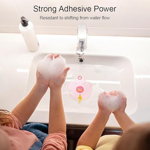 Green Flower-Shaped Silicone Bathtub Drain Cover 1pc - color: Green
