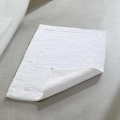 Calvin Klein - Bathroom Rug, Soft & Absorbent Bath Mat, Modern Bathroom Essentials (Essence White, 24" x 40") - color: Essence White, size: 2' x 3'4" (Rectangular)