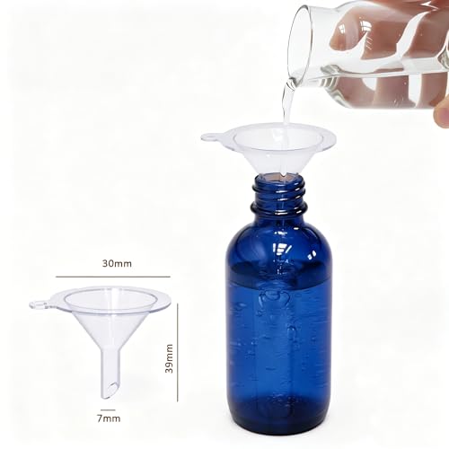 12Pack 2oz Blue Glass Pump Bottles, 60ml with White Pump, Empty Refillable Travel Small Container For Lotion Cream Essentil Oil Shampoo (2oz Blue) - size: 2oz Blue