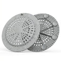 VLM 2 Pack Shower Drain Hair Catcher, Upgraded Drain Cover with Strong Suction Cups, Anti-Clog Hair Trap Stopper for Bathtub Shower Sink Laundry - color: Grey Classic Style