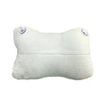 Kole Bath Pillow with Suction Cups, Soft White Cotton Neck Back Support