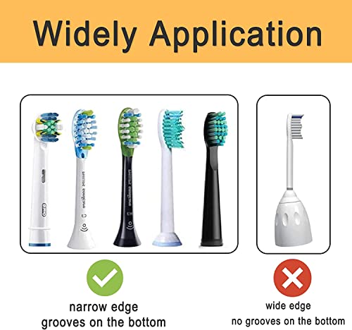 4 Pack Electric Toothbrush Head Holder Storage Case Toothbrush Holder, Electric Toothbrush Holder, No Mess, Hygienic Toothbrush Head Holder, No Grime Build-Up