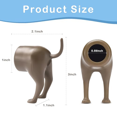 Gag Gifts - White Elephant Gifts, 3Pcs Pooping Dog B*tt Toothpaste Topper, Funny White Elephant Gift Ideas, Fun Dog Toothpaste Dispenser, Toothpaste Squeezer, Gag Gifts for Family Friends