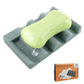 Silicone Soap Dish,Self Draining Soap Holder Perfect for Shower,Bathroom Sink,Kitchen Sink & Travel,Non-Slip Bar Soap Holder Extend Soap Life,Keep Soap Bars Dry & Easy Cleaning Green-1Pcs - color: Green-1pcs