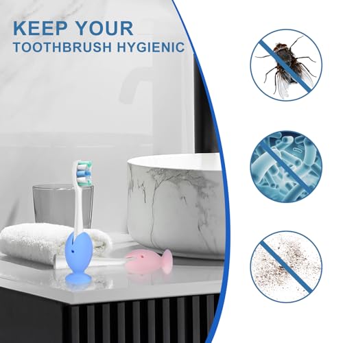 Toothbrush Travel Case for Oral B/Oral-B Pro 1000 1500 5000 7000 7500 9600/ Philips Sonicare 4100 5100 6100 5300 Electric Toothbrush, Portable Hard Protective Storage Bag (Gradient Case and 2 Caps) - color: Gradient Case and 2 Caps