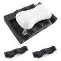 Silicone Soap Dish,Self Draining Soap Holder Perfect for Shower,Bathroom Sink,Kitchen Sink & Travel,Non-Slip Bar Soap Holder Extend Soap Life,Keep Soap Bars Dry & Easy Cleaning NBlack-1Pcs - color: Nblack-1pcs