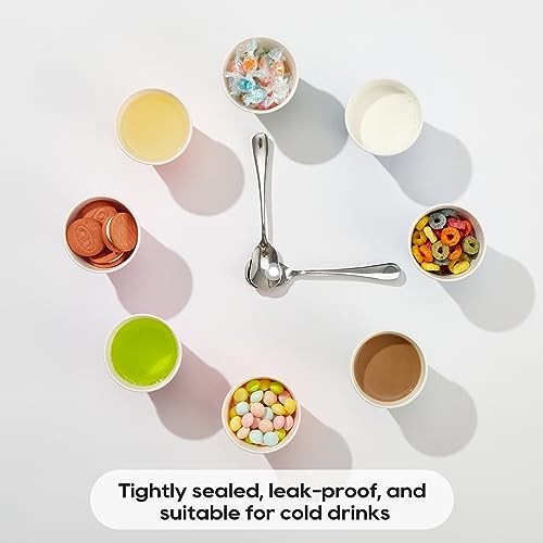 600 Pack 3 oz Paper Cups for Bathroom, Small Mouthwash Cups, Disposable Mini Bathroom Cups, Cold Beverage Drinking Cup for Water Coolers, Party, Home and Office(Dots) - color: JP-3-ZB02-600-BD