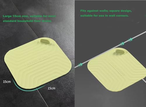 Silicone Bathtub and Sink Stopper - Bathroom Drain Plug for Kitchen, Laundry and Shower Sinks - Light Green - color: Light Green