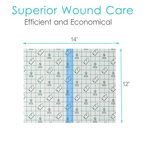 Waterproof Dialysis Catheter Shower Cover Large Coverage Shields for Peritoneal Dialysis Port Accessories PD Chest Catheter Central PICC Line Feeding Tube 12"x14"(Pack of 14) - size: 12 x 14 Inch (Pack of 14)