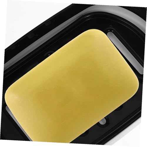 2pcs Double Layer Soap Dish with Lid Household Shower Soap Holder for Bathroom Use White Plastic Set
