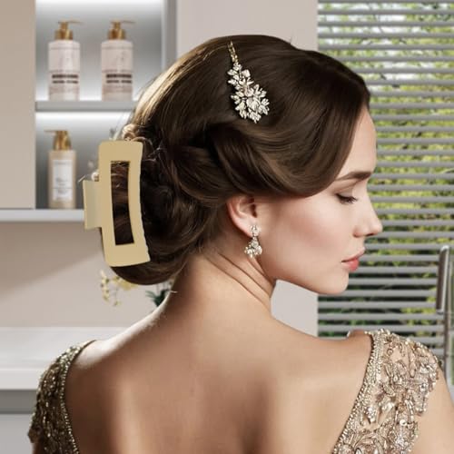7 Pcs Spa Set, Facial Headband and Wristband Set, Skincare Accessories, College Style Girl Idea Gifts, Hair Accessories for Women and Girls（Brown） - color: Brown