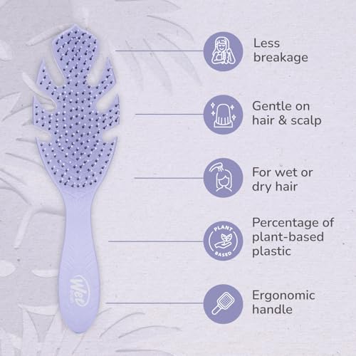 WetBrush Go Green Detangler Purple - color: Lavender, size: 1 Count (Pack of 1)