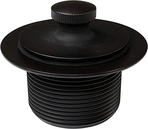 Westbrass D3324-12 1-1/2" NPSM Pull & Drain Bathtub Plug, Coarse Thread, Oil Rubbed Bronze - color: Oil Rubbed Bronze