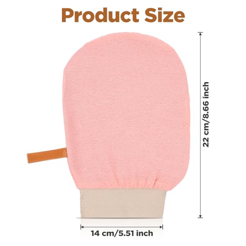 3PCS Exfoliating Mitt for Body Exfoliating Gloves for Shower Body Scrub Glove Exfoliating-Body Scrubbe for Bath Shower Spa Massage and Body-Scrubs Dead Skin Women Men