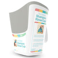 Shampoo Rinse Cup for Kids | Baby Bath Pail | Tear Free Baby Rinser Pail - color: White/Gray