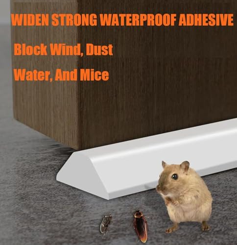 78 inches, 2 Meter self‑adhesive Cut Flexible Silicone Water Dam Retention Barrier Shower Threshold Strip Anti-leak wet and dry separation strip splash Suitable for Bathroom & Kitchen (Black 78.7) - color: Black