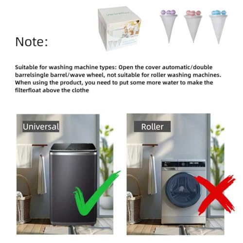 Washing Machine Lint Catcher，Floating Hair Filter for Washing Machines (Blue+Purple+Pink (Mixed Color 3-Pack)), 3.62inch*6.69inch,Top-Load Washers Only - color: Blue + Purple + Pink