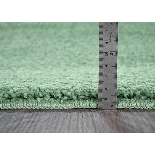 Garland Rug Sedona Bath Rug, Extra Soft Absorbent Plush Bath Rugs, Non-Slip, Quick Drying, Machine Washable, Plush Comfort for Bathroom Floor, Tub and Shower, 24" x 40", Deep Fern Green - color: Deep Fern, size: 2' x 3'4" (Rectangular)