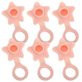 BESPORTBLE 6pcs Pink Silicone Bathtub Drain Stoppers for Babies – Anti-Overflow Water Plug Bath Accessories Set with Fixed Seal for Bathtubs