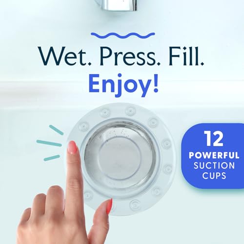 SlipX Solutions Bottomless Bath Overflow Drain Cover, 4" Diameter, Clear | Adds Inches of Water to Your Tub for Deeper Soak. Bring a Peaceful In-Home Spa Experience to Your Bath. - color: Clear