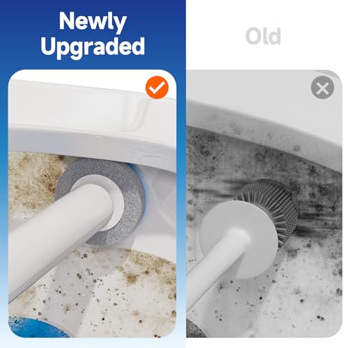 Disposable Toilet Brush and Holder Set with 18 Bowl Wand Cleaners Refill Pads, Bathroom Wall Mounted Toilet Bowl Cleaners Kit. - size: 1 wand + 18 heads