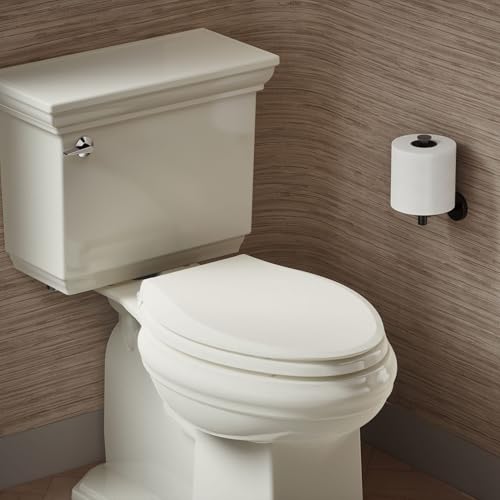 KOHLER CACHET® Nightlight Soft Close Toilet Seat Elongated, ReadyLatch®, Grip-Tight Hardware, Biscuit - color: Biscuit, size: Elongated