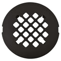 4 ¼” Oil Rubbed Bronze Snap-in Shower Drain Cover - Solid Brass Construction - 4.25" OD Shower Drain Strainer - Easy Install - Premium Round Shower Drain Cover - Bronze Replacement Grate - color: Oil-rubbed Bronze