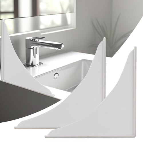 2 Pieces Bathtub Shower Splash Guards, Shower Water Guard for Bathtub Splash Guard Removable, Bathtub Water Splash Guards Corner Guards to Keep Water in Shower Bath