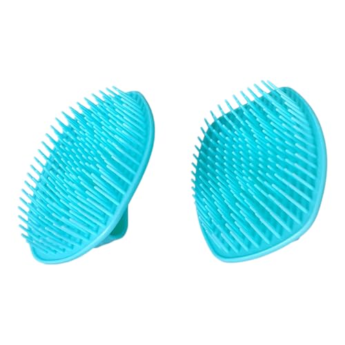 Detangler Hair Brush for Wet & Dry Hair (4×3 in) - Firm Bristle Shampoo Scalp Brush for Shower - Gentle Detangling for Women Men Kids - Multi-Use for Hair Scalp Beard (Light Green) - color: Light Green
