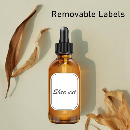 Bumobum 2 Pack 2 oz Clear and Amber Glass Dropper Bottles | Tincture Bottles with Dropper for Essential Oils Bottles with Funnel, Labels and Measured Dropper - Leakproof Caps - color: Clear and Amber