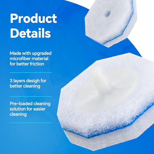 2X Cleaning Power Upgrade Formula Toilet Bowl Refills, Fits for Clorox, 150 Count Disposable Toilet Brush Refills - No Falling Apart, Fits Most Brand Brushes for Bathroom Cleaning - size: 1 Count (Pack of 150)