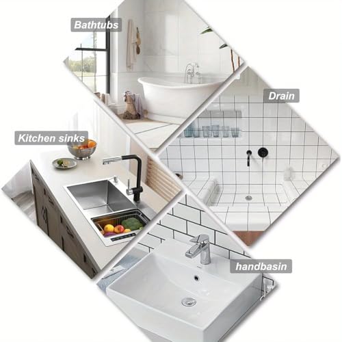 Drain Stopper Set,Rubber Bathtub Sink Stopper,Universal Bathtub Drain Plug for Bathroom,Kitchen(1-1/8in,1-3/8in,1-5/8in)
