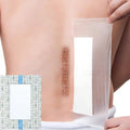 7 Pcs Waterproof Shower Cover 12"x16" with Non-Stick Center Pad for Large Port Surgery Incisions Protector Patch Transparent Film Clear Adhesive Wounds Dressing Bandage Shields - size: 12x16 Inch (Pack of 7)