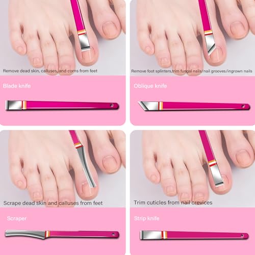 Manicure Pedicure Set, 19-Piece Premium Stainless Steel Grooming Kit Crafted with Care – Professional Nail Clippers & Tools with Travel Case for Men & Women