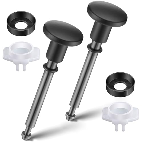 Enhon 2 Set Tub Spout Diverter Repair Kit, Includes 2 x Diverter Valve Stems, 2 x Cup Seals and 2 x Gates, Bathroom Shower Bathtub Leaky Faucet Repair Replacement Parts(Matte Black,Classic) - color: Matte Black