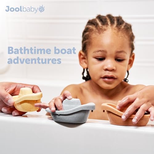 Jool Baby 12-Piece Bath Toy Gift Set with Bath Toy Storage Organizer | Makes a Great Baby Shower Gift – Gift-Ready Packaging – Includes Mesh Storage Bag for Air Drying & Keeping Toys Organized