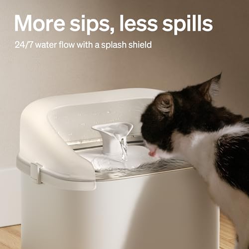 PETLIBRO Splash Shield for Cat Water Fountain, Spill Guard Cover Compatible with 3L Dockstream 2 PLWF106/ PLWF116/ PLWF305, Pet Water Fountain Accessory for Cat Water Dispenser, Easy to Clean